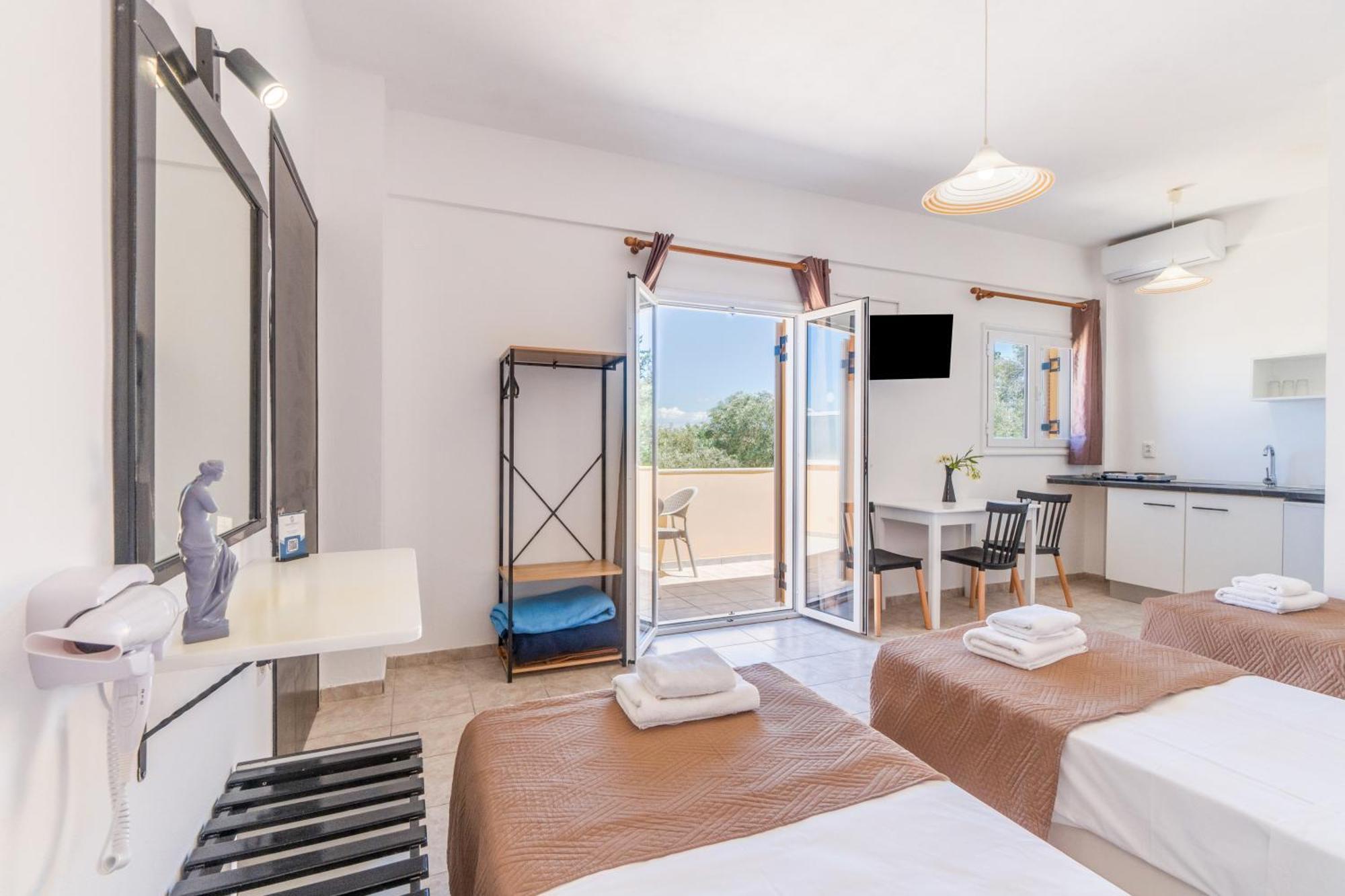 Sandy Beach Complex By Konnect - Annexe Building Kávos Quarto foto