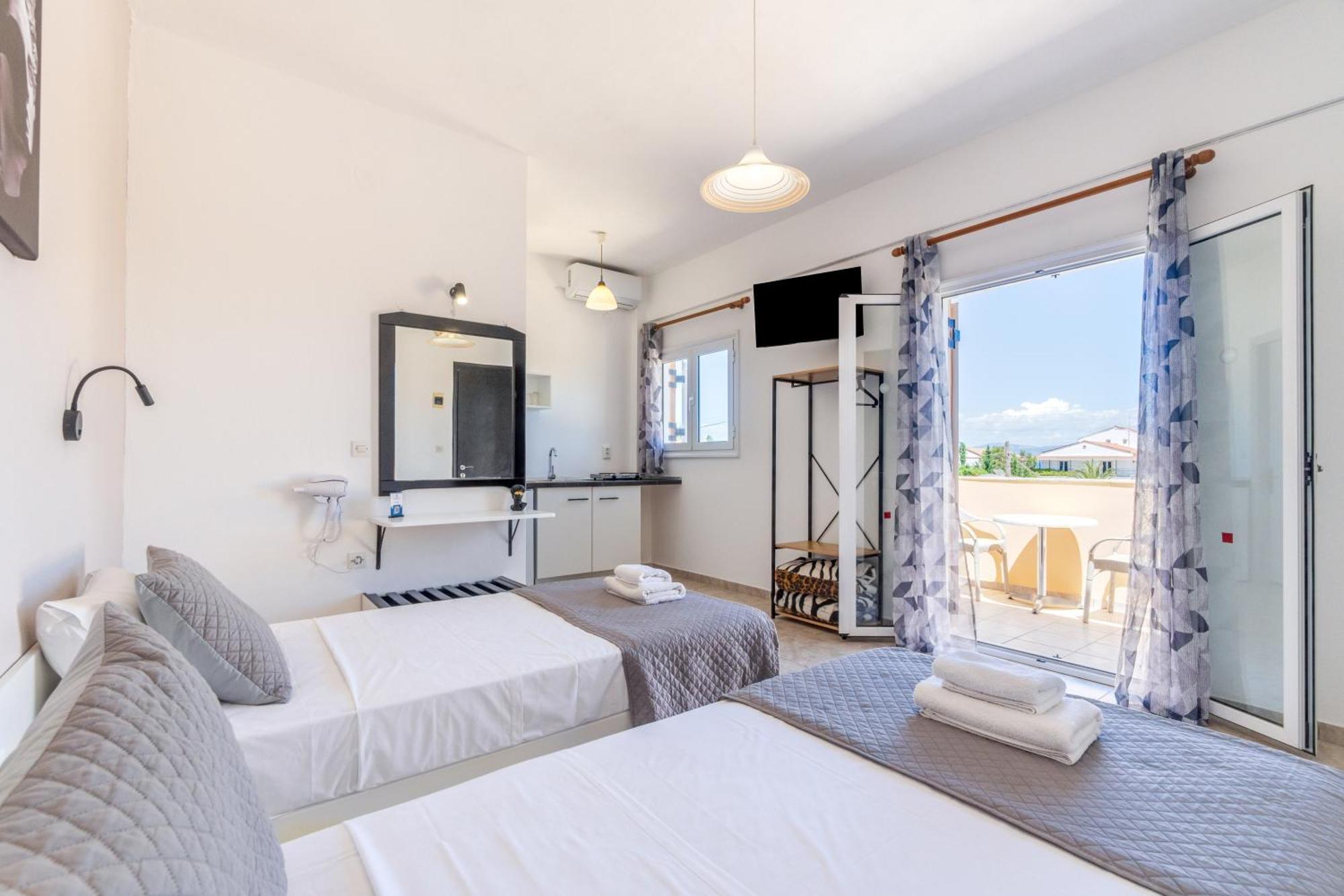 Sandy Beach Complex By Konnect - Annexe Building Kávos Quarto foto